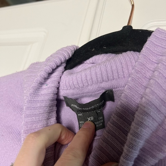 French Connection Lavender Turtleneck Sweater - Picture 6 of 9
